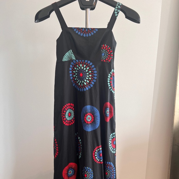 Kate Spade Firework Floral Al Fresco Midi Dress Size XXS - Picture 1 of 10